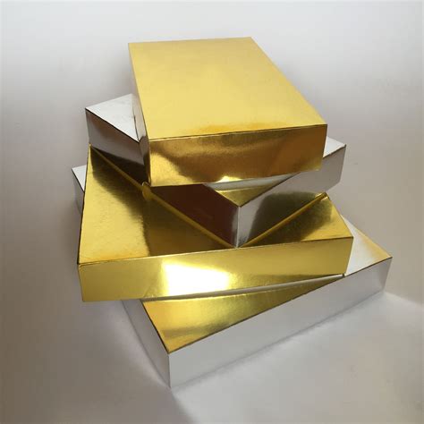 metallic gold cardboard box|Amazon.com: Small Gold Gift Boxes.